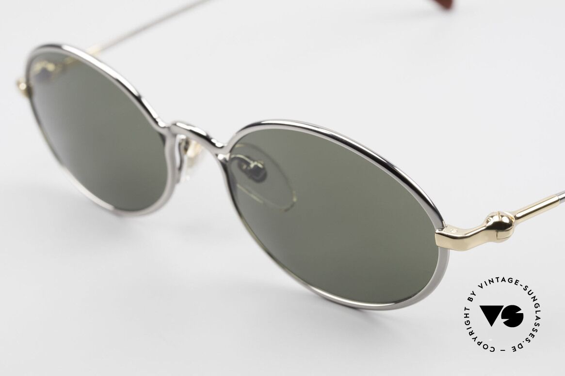 Aston Martin AM13 Ovale Brille James Bond Style, kostbares Unikat (mit Seriennummer) in TOP-Qualität, Passend für Herren
