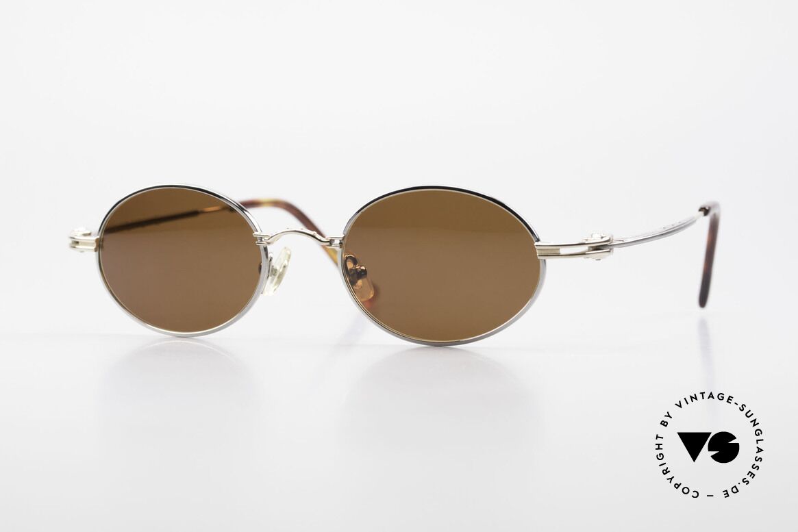Aston Martin AM43 90er Brille Ergonomisch Oval, ovale Aston Martin vintage Luxus-DesignerSonnenbrille, Passend für Herren