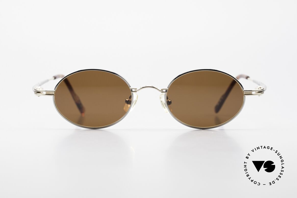 Aston Martin AM43 90er Brille Ergonomisch Oval, Accessoire zu den Nobel-Sportwagen aus Great Britain, Passend für Herren