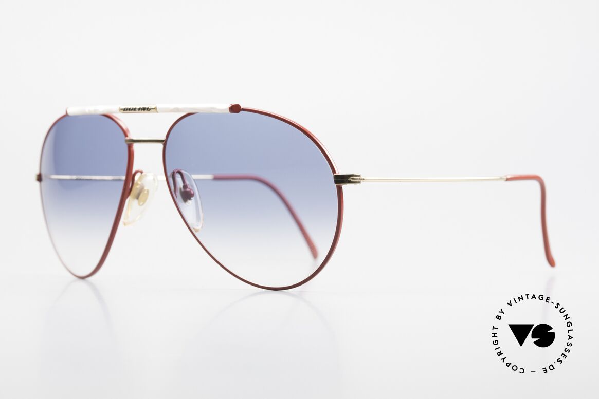 Boeing 5706 Vintage Brille No Retro Brille, markanter Oberbalken mit dem BOEING Schriftzug, Passend für Herren und Damen