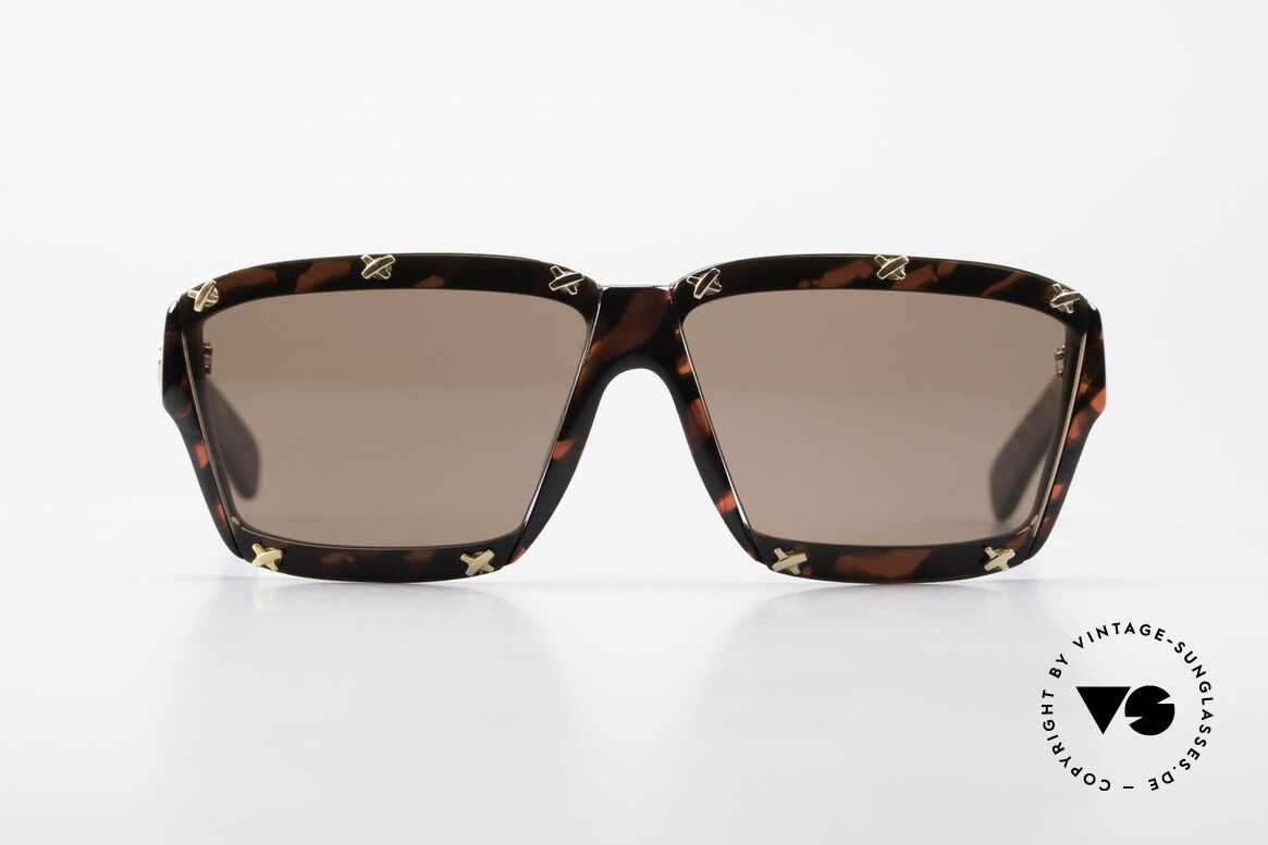 Paloma Picasso 3702 Vintage Sonnenbrille Original, Damen Designer-Sonnenbrille von Paloma Picasso, Passend für Damen
