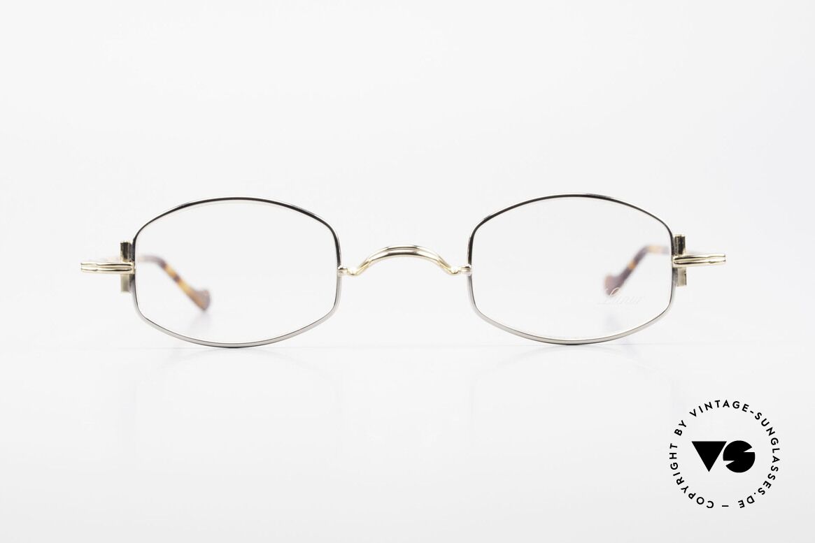 Lunor XA 03 Lunor Brille No Retro Vintage, minimalistische Lunor Brille der Lunor "X"-Baureihe, Passend für Herren und Damen