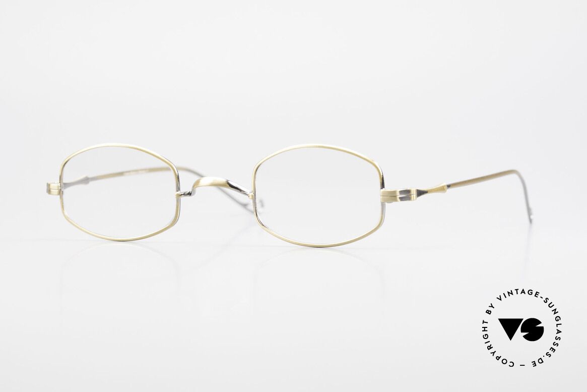 Lunor II 16 Alter Klassiker Antik Gold, minimalistische Lunor Brille der Lunor "II"-Baureihe, Passend für Herren und Damen
