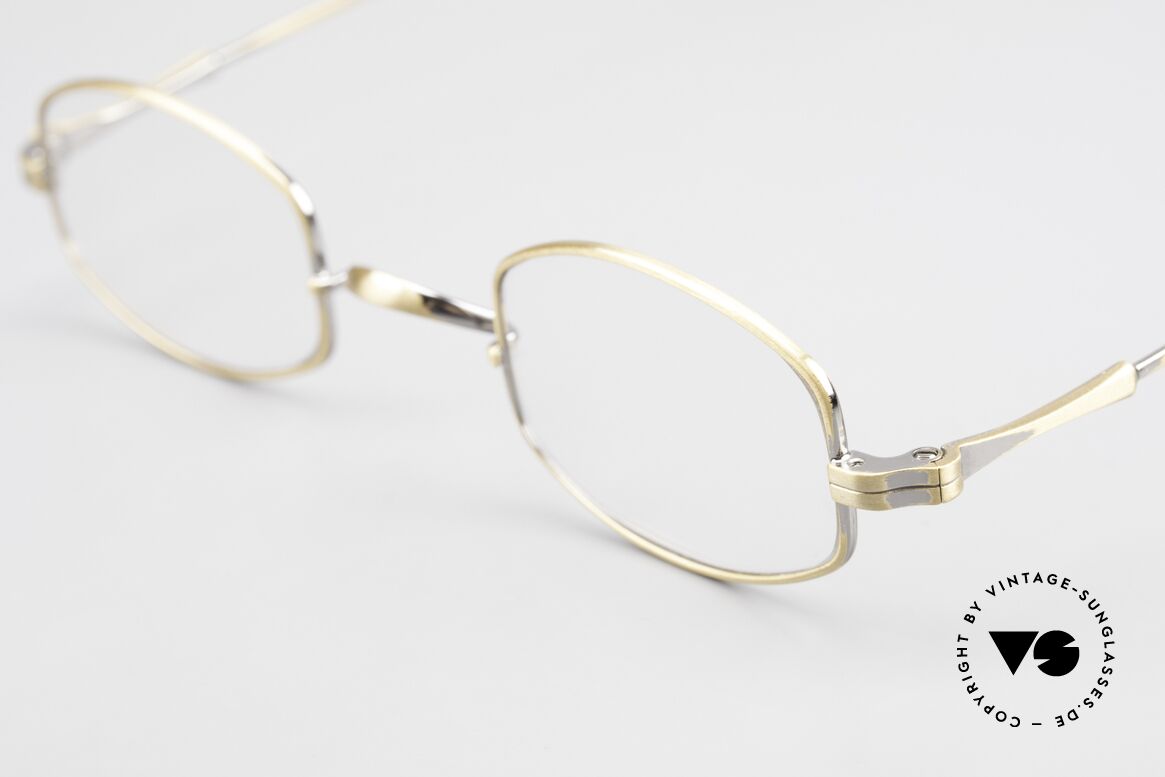 Lunor II 16 Lunor Brille Alter Klassiker, sehr interessante Rahmenlegierung in "antik gold", Passend für Herren und Damen