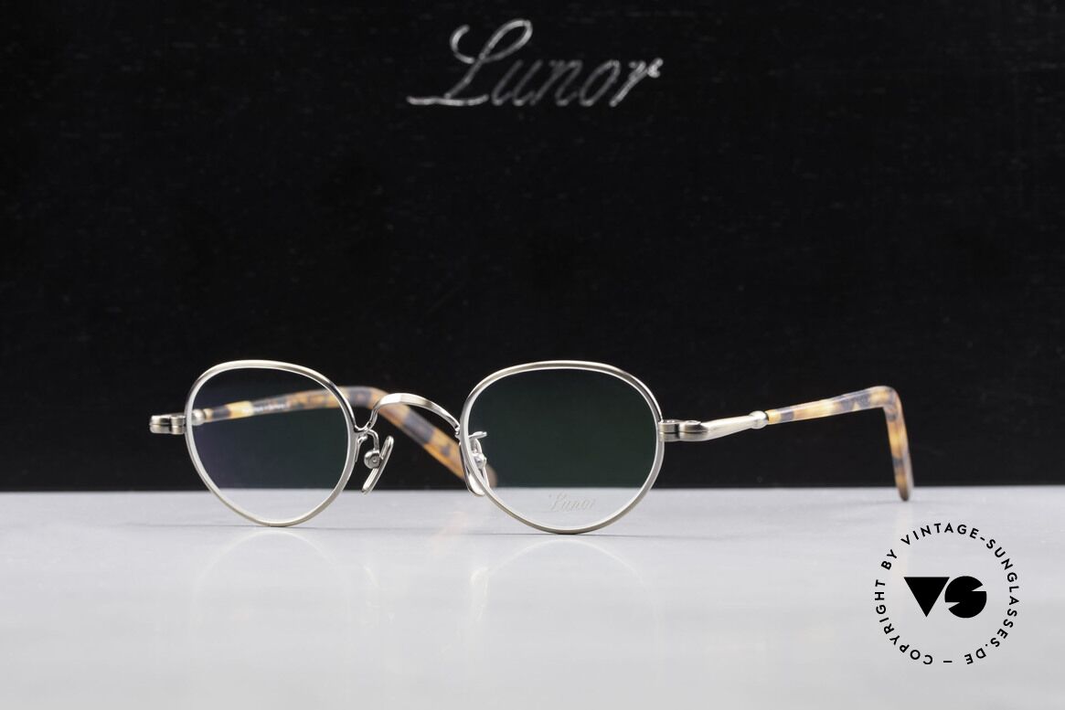 Lunor VA 103 Metall Brille Altes Original, Größe: small, Passend für Herren und Damen