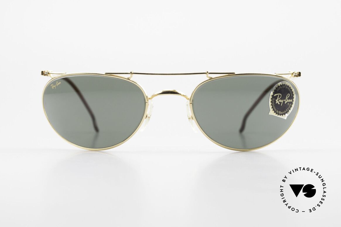 Ray Ban Deco Metals Wrap Alte Bausch Lomb Ray-Ban USA, Modell aus der RAY-BAN Deco Metals Collection, Passend für Herren und Damen