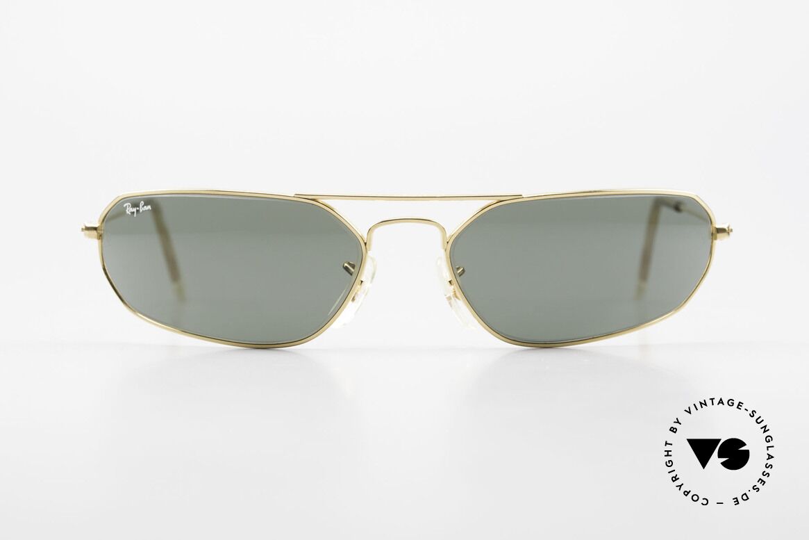 Ray Ban Fugitives Hexagon 90er Ray-Ban Bausch Lomb B&L, 90er USA Ray-Ban Fugitives Metal Hexagon, W1959, Passend für Herren
