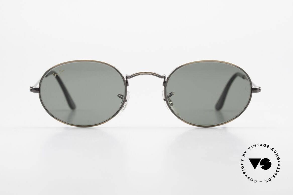 Ray Ban Classic Style I Ovale Ray-Ban Sonnenbrille, Modell aus der alten Ray-Ban "Classic Collection", Passend für Herren und Damen