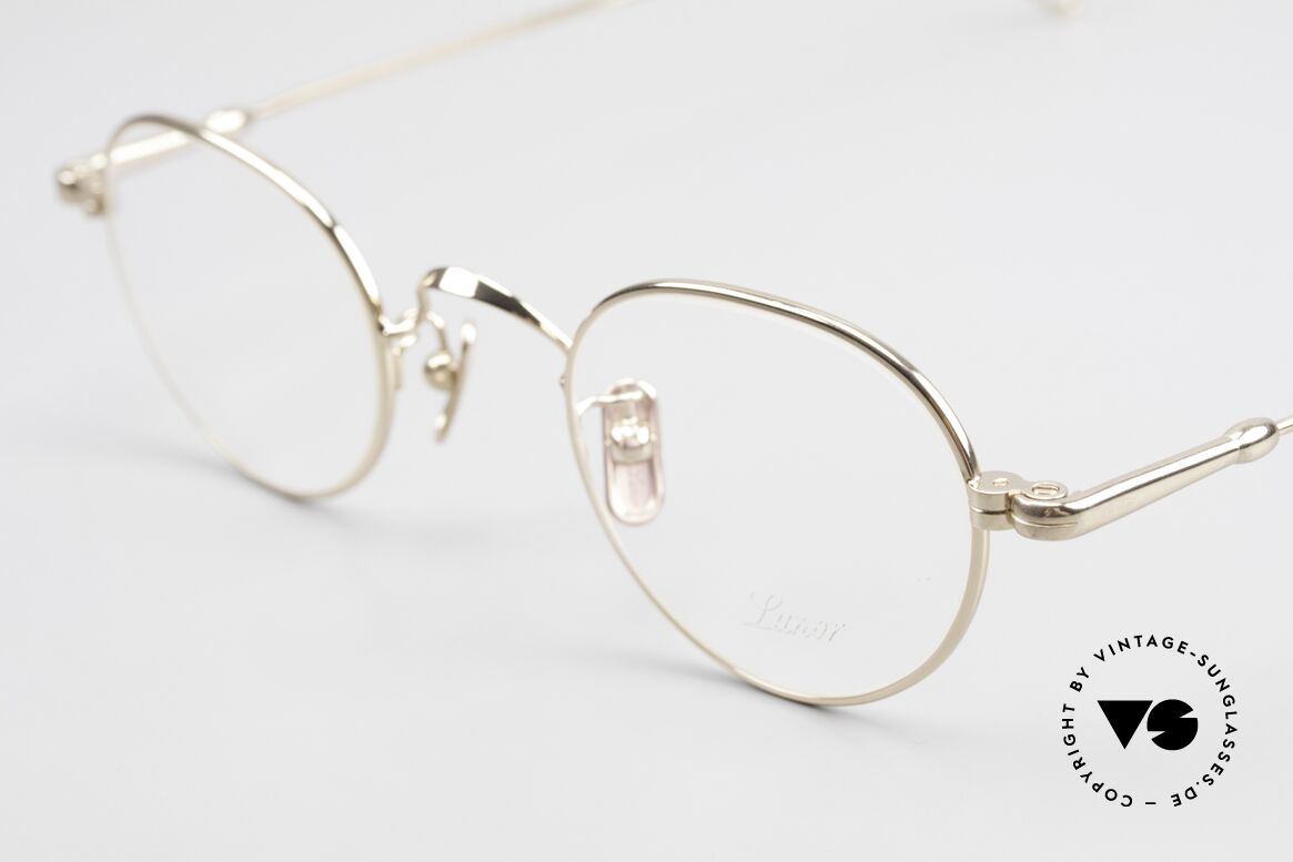 Lunor V 107 Metallbrille Herren Vergoldet, aus der 2011er Kollektion in altbekannter Qualität, Passend für Herren