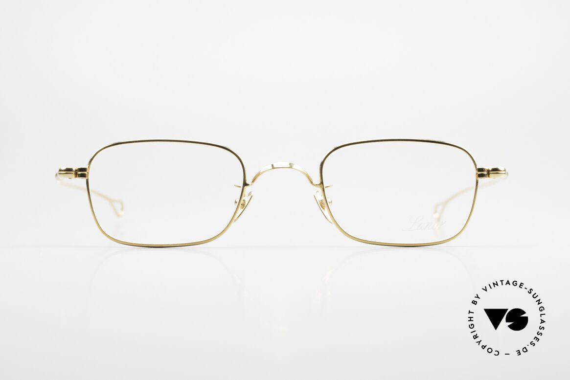 Lunor V 109 XL Herrenbrille Vergoldet, LUNOR = ehrliches Handwerk mit Liebe zum Detail, Passend für Herren
