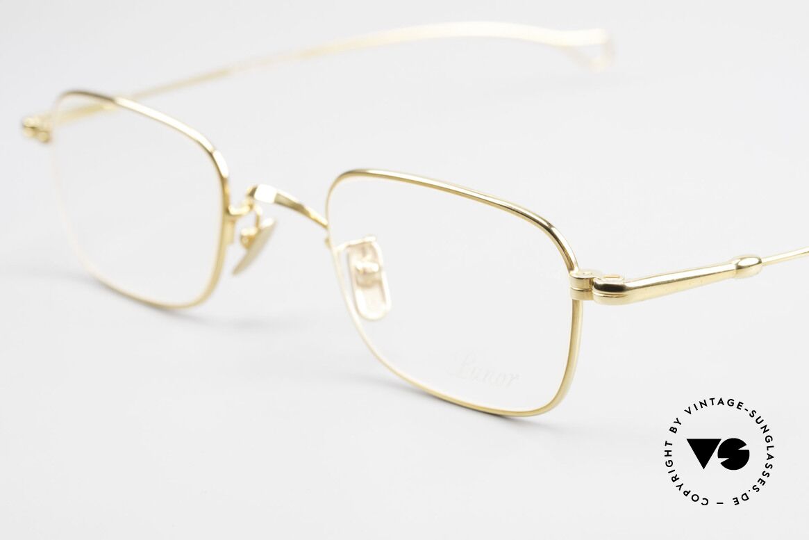 Lunor V 109 XL Herrenbrille Vergoldet, Mod. V109: sehr eleganter Brillenklassiker für Herren, Passend für Herren