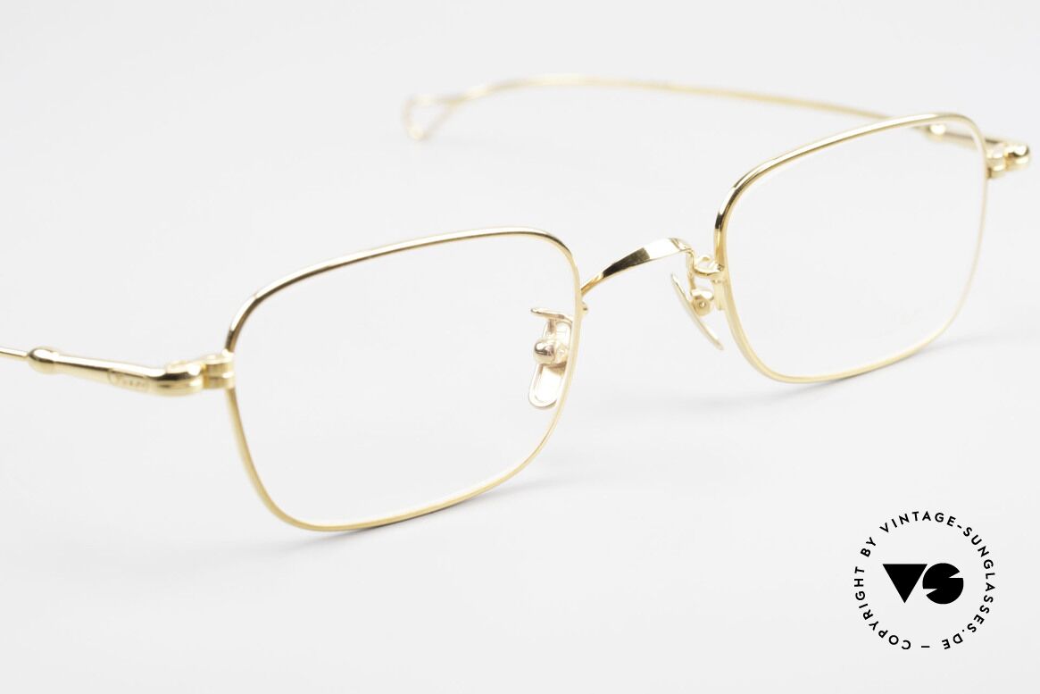 Lunor V 109 XL Herrenbrille Vergoldet, aus der 2011er Kollektion in altbekannter Qualität, Passend für Herren