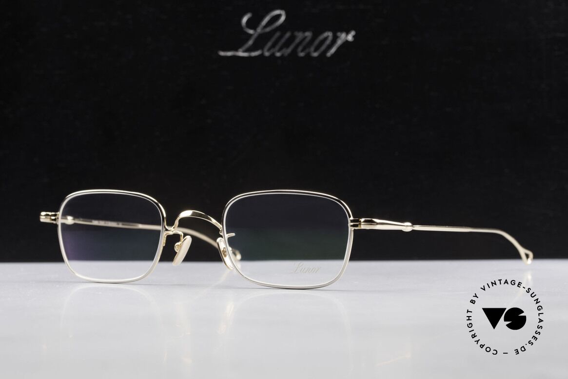Lunor V 109 Alte Lunor Herrenbrille Metall, Größe: extra large, Passend für Herren