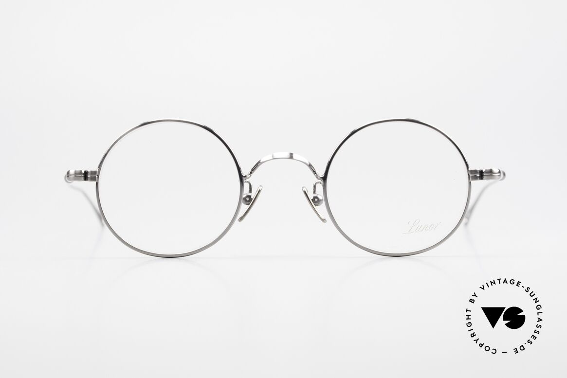 Lunor V 110 Runde Lunor Metallbrille Titan, runde Lunor Metallbrille mit Pads aus reinem Titan, Passend für Herren und Damen Lunor V 110 Runde Lunor Metallbrille Titan, runde Lunor Metallbrille mit Pads aus reinem Titan, Passend für Herren und Damen