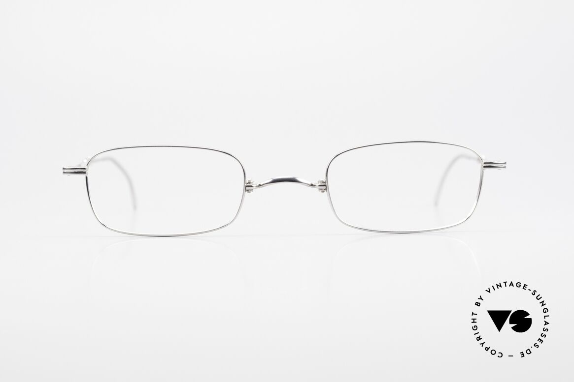 Lunor XXV Folding 01 Faltbare Lunor Brille Unisex, LUNOR Faltbrille XXV 01 aus Edelstahl, Größe 46/22, Passend für Herren und Damen