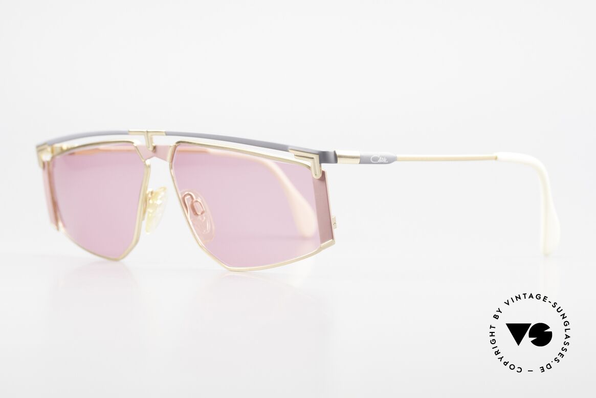 Cazal 235 Pinke Titanium Vintage Brille, markantes Design (unverwechselbar Mr. CAri ZALloni), Passend für Herren und Damen