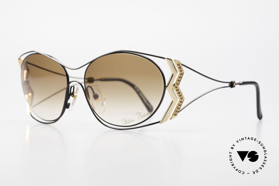 Paloma Picasso 3707 Strass Damensonnenbrille 90er, das wahrscheinlich schönste Modell von Paloma P., Passend für Damen