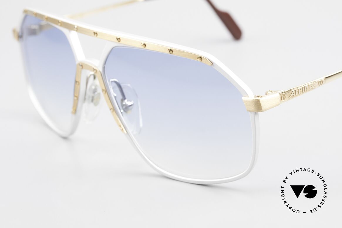 Alpina M6 80er Sonnenbrillen Klassiker, handgefertigt; entsprechend kostbar und hochwertig, Passend für Herren