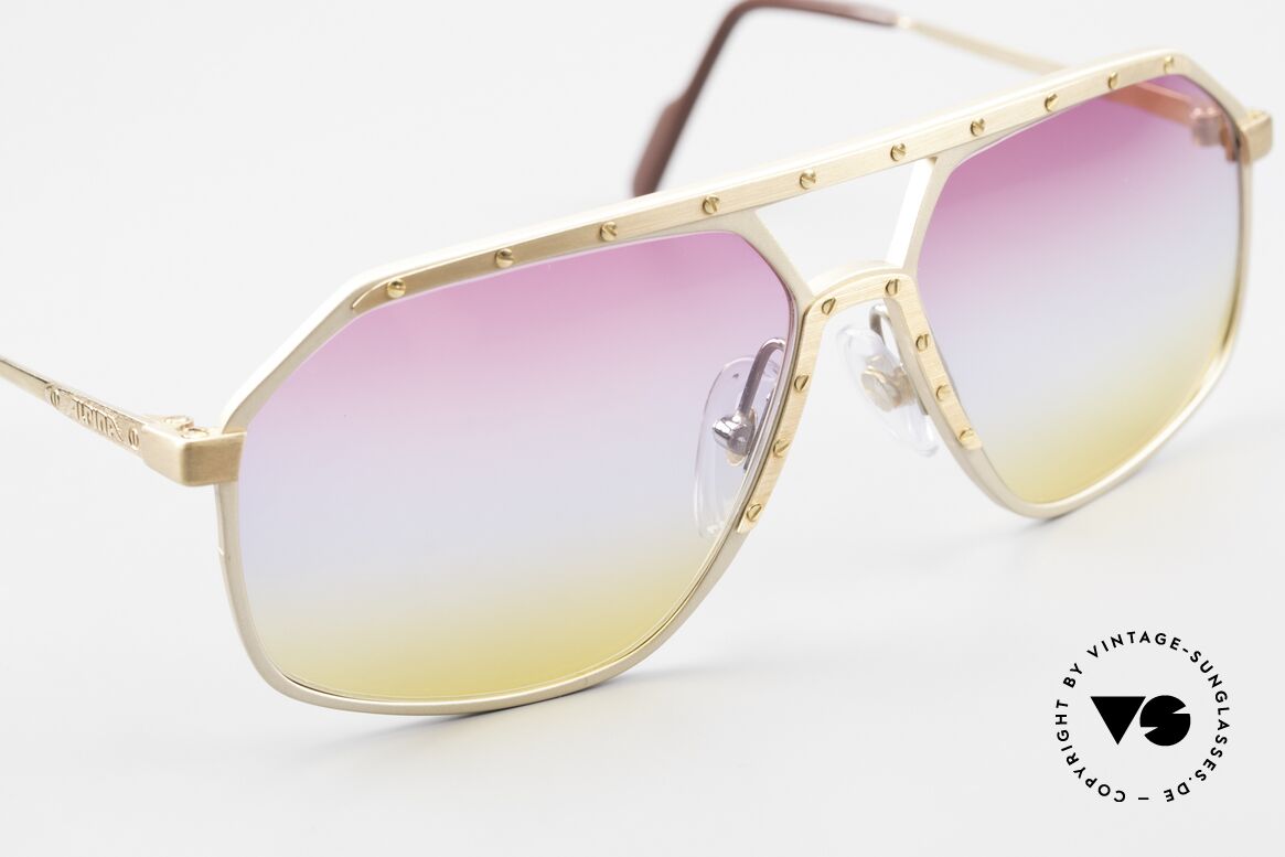 Alpina M6 80er Brillenklassiker Sunset, ungetragen (wie alle unsere Alpina Designerbrillen), Passend für Herren und Damen