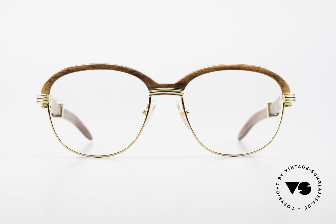 Cartier Malmaison Diego A. Maradona Holzbrille, Cartier Holzbrille, Promibrille und Luxusbrille, Passend für Herren und Damen