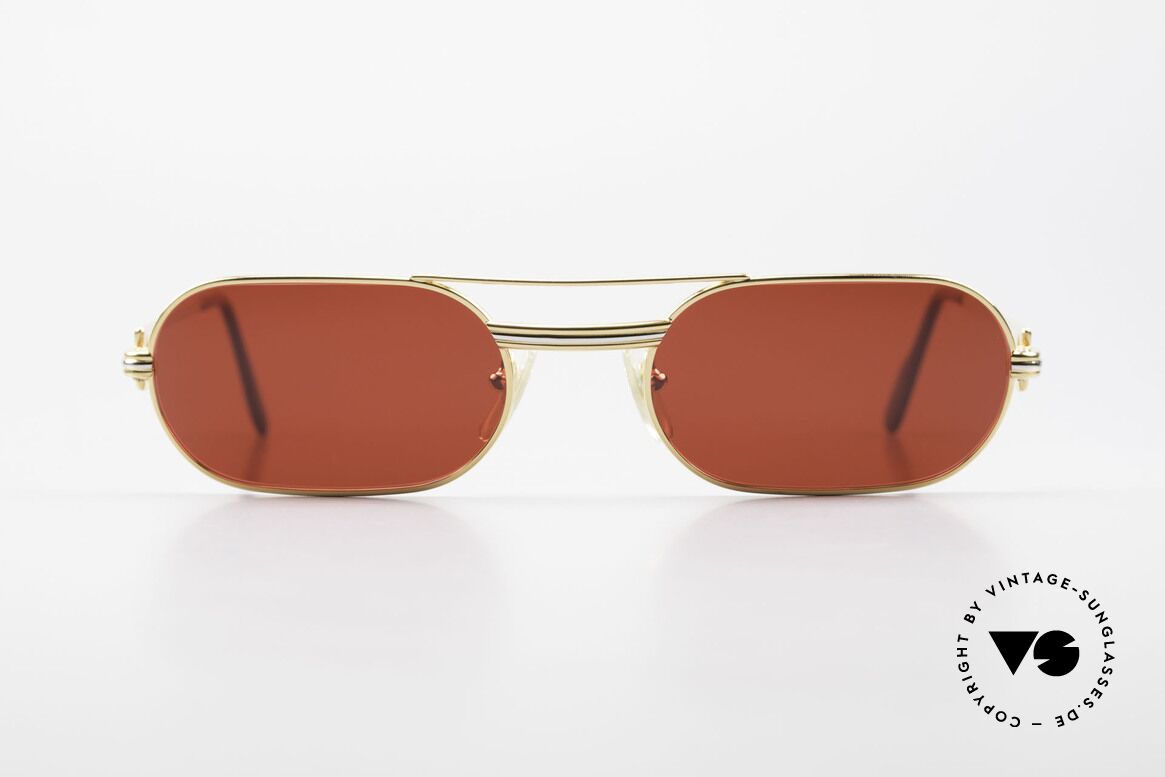 Cartier MUST LC - M 80er Luxus Sonnenbrille 3D Rot, MUST: das erste Modell der Lunettes Collection '83, Passend für Herren und Damen