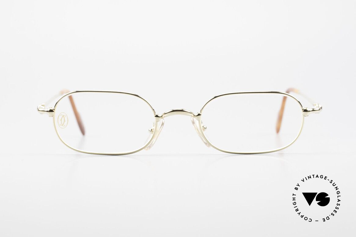 Cartier Orfy - M 90er Luxusbrille Eckig Unisex, ORFY = Modell aus der Cartier 'Thin Rim' Collection, Passend für Herren und Damen