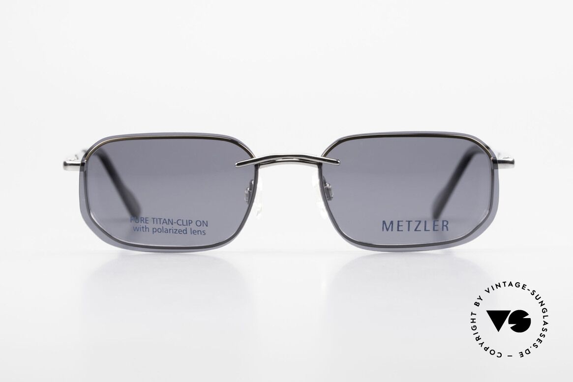 Metzler 1716 90er Titanbrille Polarisierend, 90er Metzler Titan-Brille 1716, col 023, Gr. 52/19, 135, Passend für Herren