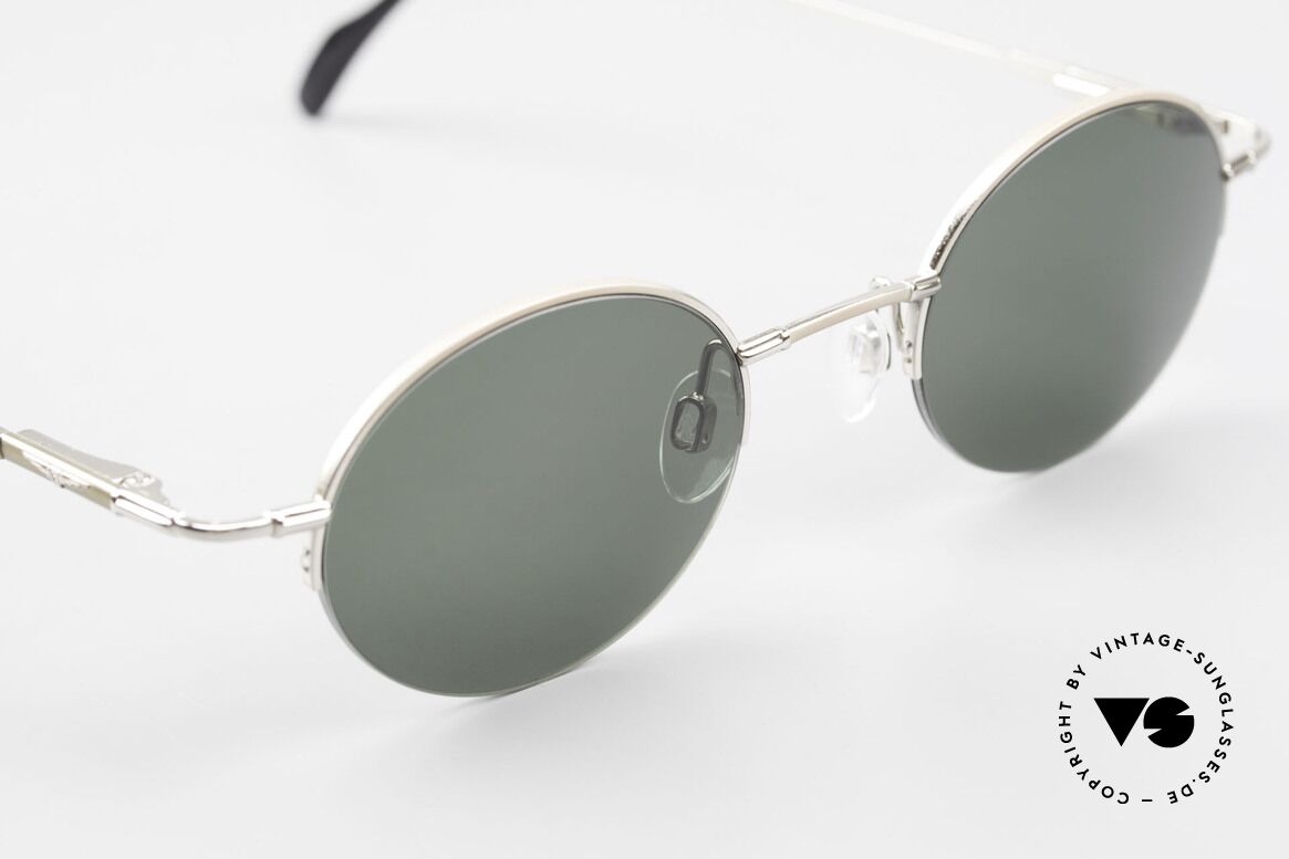 Longines 4363 Rund Ovale Sonnenbrille 90er, ungetragen (wie alle unsere ovalen 90er Sonnenbrillen), Passend für Herren und Damen
