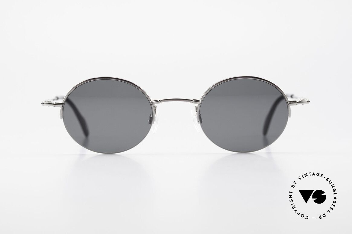 Longines 4363 90er Sonnenbrille Oval Rund, rund-ovale Longines Sonnenbrille aus den 90er Jahren, Passend für Herren und Damen