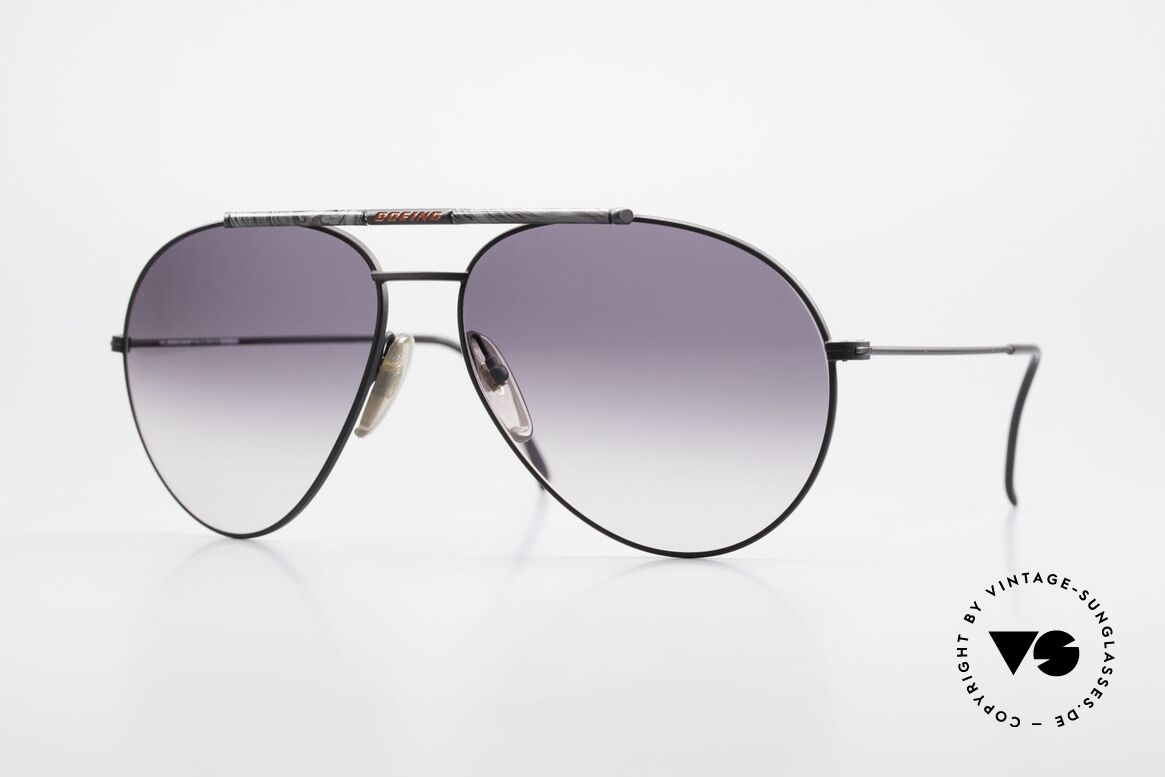 Boeing 5706 80er Aviator Sonnenbrille XL, die legendäre 'The BOEING Collection by Carrera', Passend für Herren