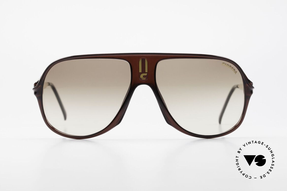 Carrera 5547 Alte 80er Vintage Sonnenbrille, enorm robuster Optyl-Kunstoffrahmen; Top Qualität, Passend für Herren