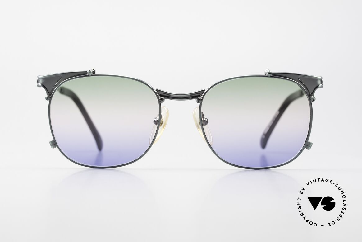 Jean Paul Gaultier 56-2175 Rare Tricolored Sonnengläser, rare vintage JEAN PAUL GAULTIER Sonnenbrille, Passend für Herren und Damen