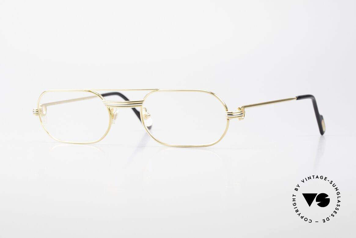 Cartier MUST LC Rose - S Limitierte Rosé Gold Brille, MUST: das erste Modell der Lunettes Collection '83, Passend für Herren und Damen