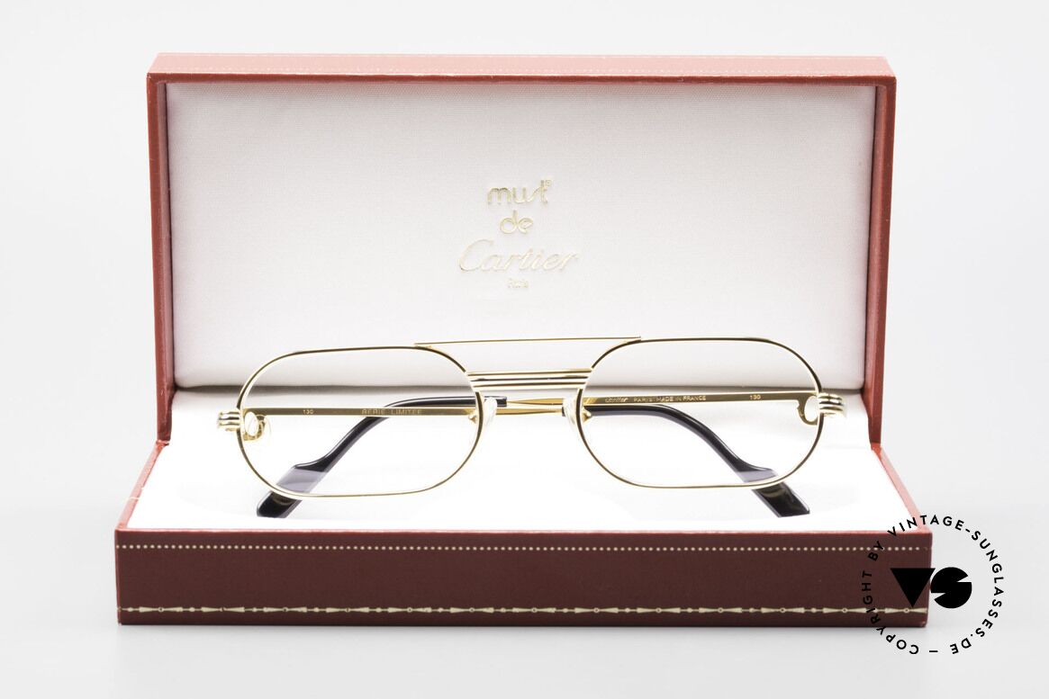 Cartier MUST LC Rose - S Limitierte Rosé Gold Brille, Größe: medium, Passend für Herren und Damen