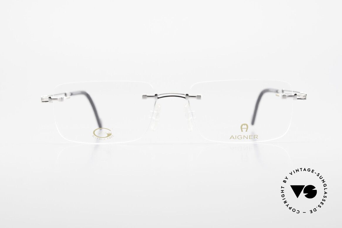 Aigner EA496 Randlose 90er Vintage Brille, randlose Aigner VINTAGE Brille, EA496, Gr. 54/18, 140, Passend für Herren