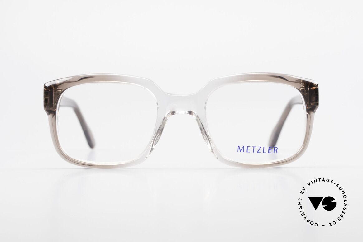 Metzler 7665 Small 80er Jahre Old School Brille, Metzler VINTAGE Brille, 7665, in Gr. 52/22, 140, Passend für Herren