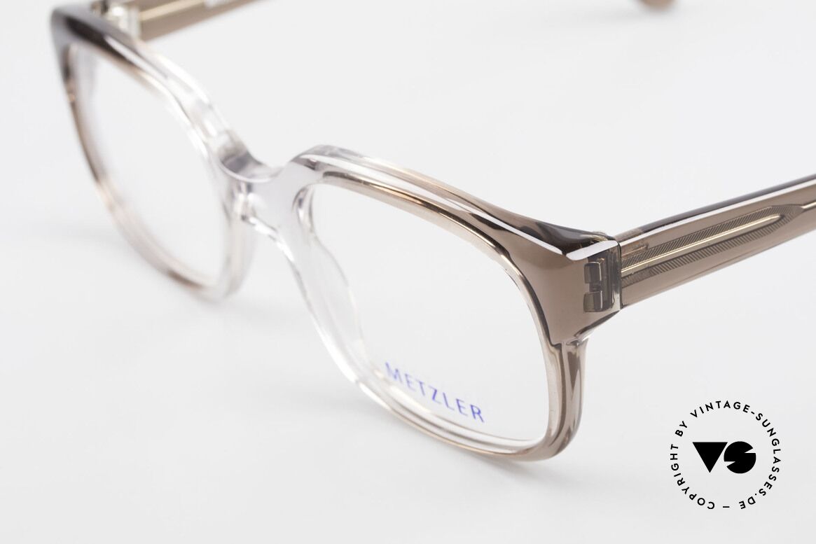Metzler 7665 Small 80er Jahre Old School Brille, ungetragen; wie all unsere Metzler "Nerd" Brillen, Passend für Herren