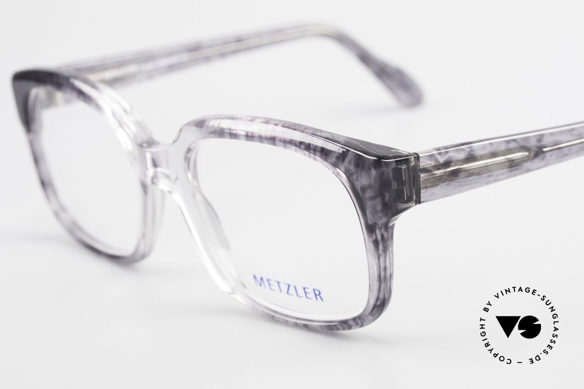 Metzler 7665 Medium 90er Jahre Old School Brille, ungetragen; wie all unsere Metzler "Nerd" Brillen, Passend für Herren