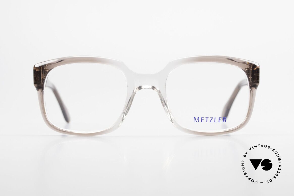 Metzler 7665 Medium Old School Brille 80er Jahre, Metzler VINTAGE Brille, 7665, in Gr. 54/22, 140, Passend für Herren