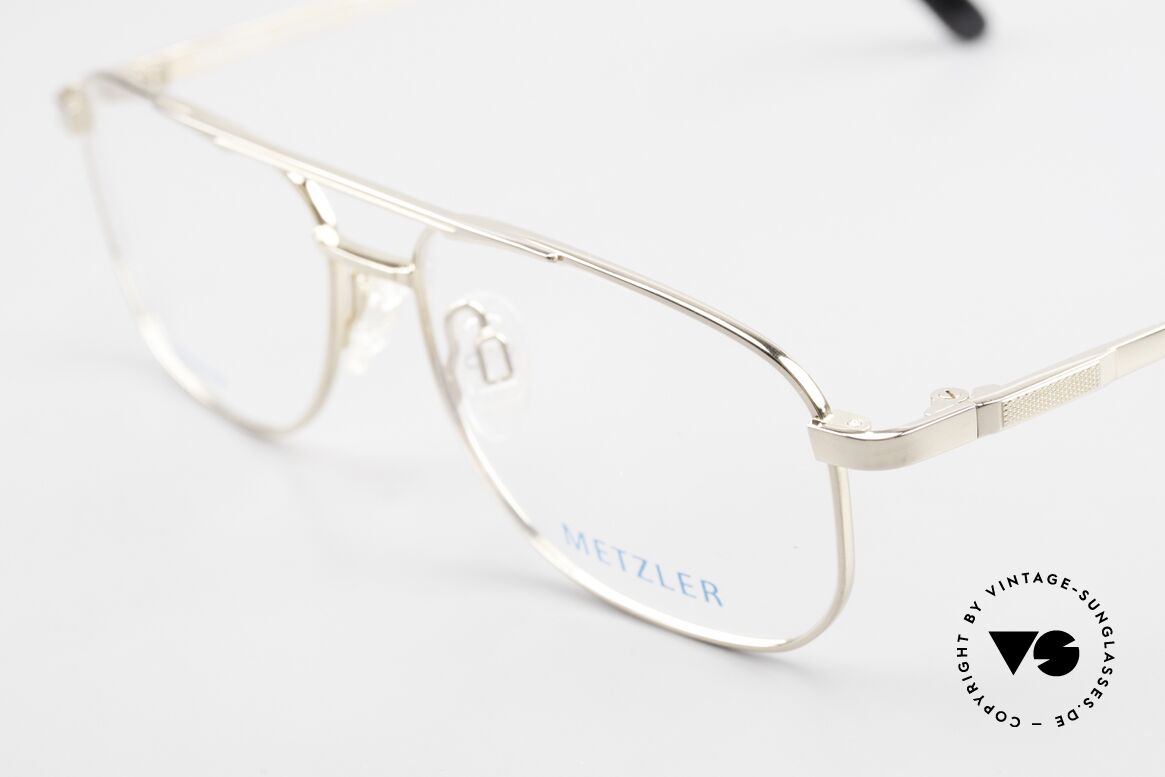 Metzler 1678 Vintage Herrenbrille 90er Titan, ungetragen (wie alle unsere 90er vintage Brillen), Passend für Herren