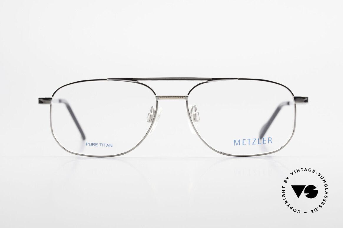 Metzler 1678 Titan Brille 90er Herrenbrille, vintage Herrenbrille von Metzler aus den 90ern, Passend für Herren