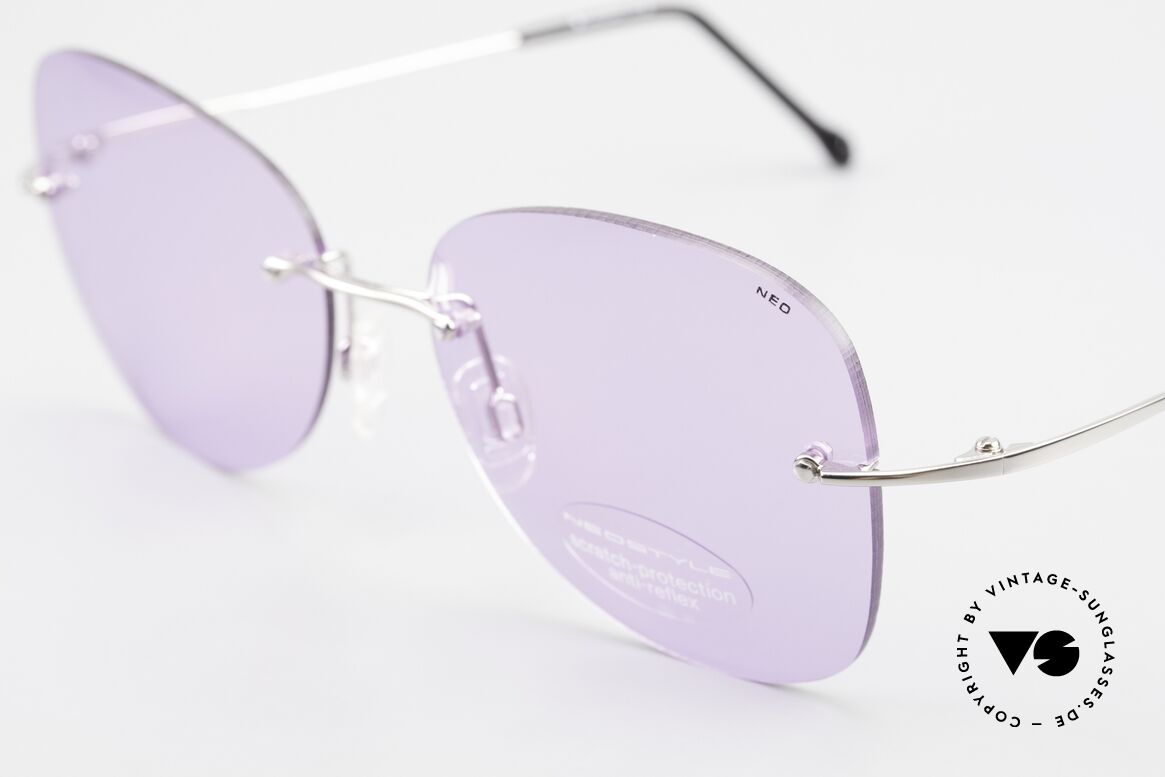 Neostyle Holiday 2051 Randlose Sonnenbrille Damen, zudem Premium-Qualität der 90er (100% UV Schutz), Passend für Damen