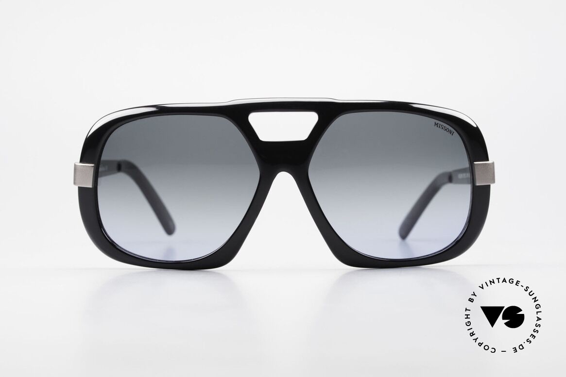 Missoni 0102 Markante 90er Sonnenbrille, Missoni Sonnenbrille der besonderen Art aus Italien, Passend für Herren
