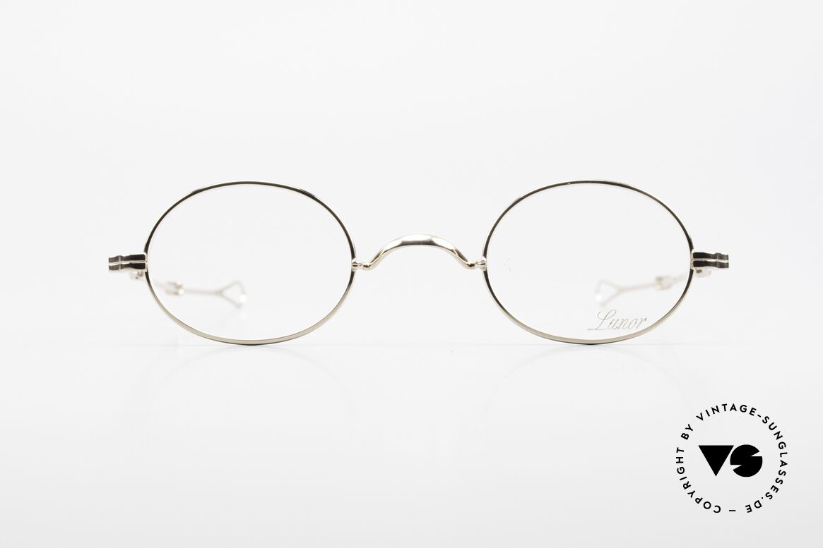Lunor I 10 Telescopic Unisex Brille Oval Teleskop, minimalistische Brille; stilvoll in zeitloser Eleganz, Passend für Herren und Damen