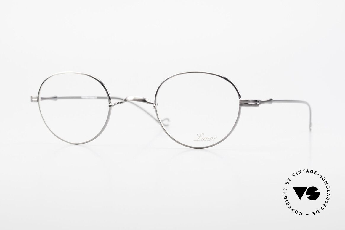 Lunor II 22 Metall Brille Special Edition, vintage Lunor Brille aus der alten Lunor "II" Serie, Passend für Herren und Damen