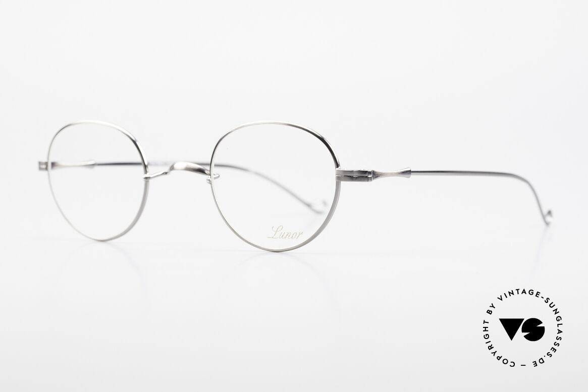 Lunor II 22 Metall Brille Special Edition, sehr schlichte Form mit W-Steg; SPECIAL EDITION!, Passend für Herren und Damen