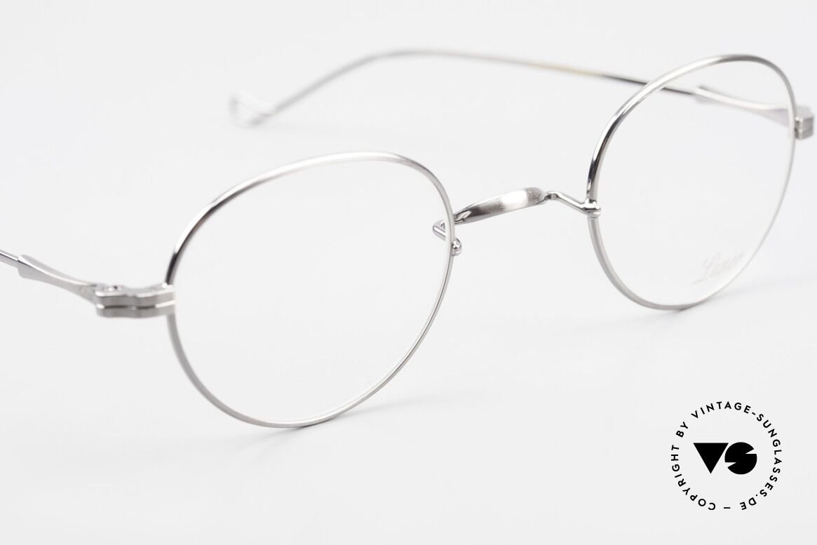 Lunor II 22 Metall Brille Special Edition, altes, ungetragenes LUNOR Einzelstück von ca. 1998, Passend für Herren und Damen