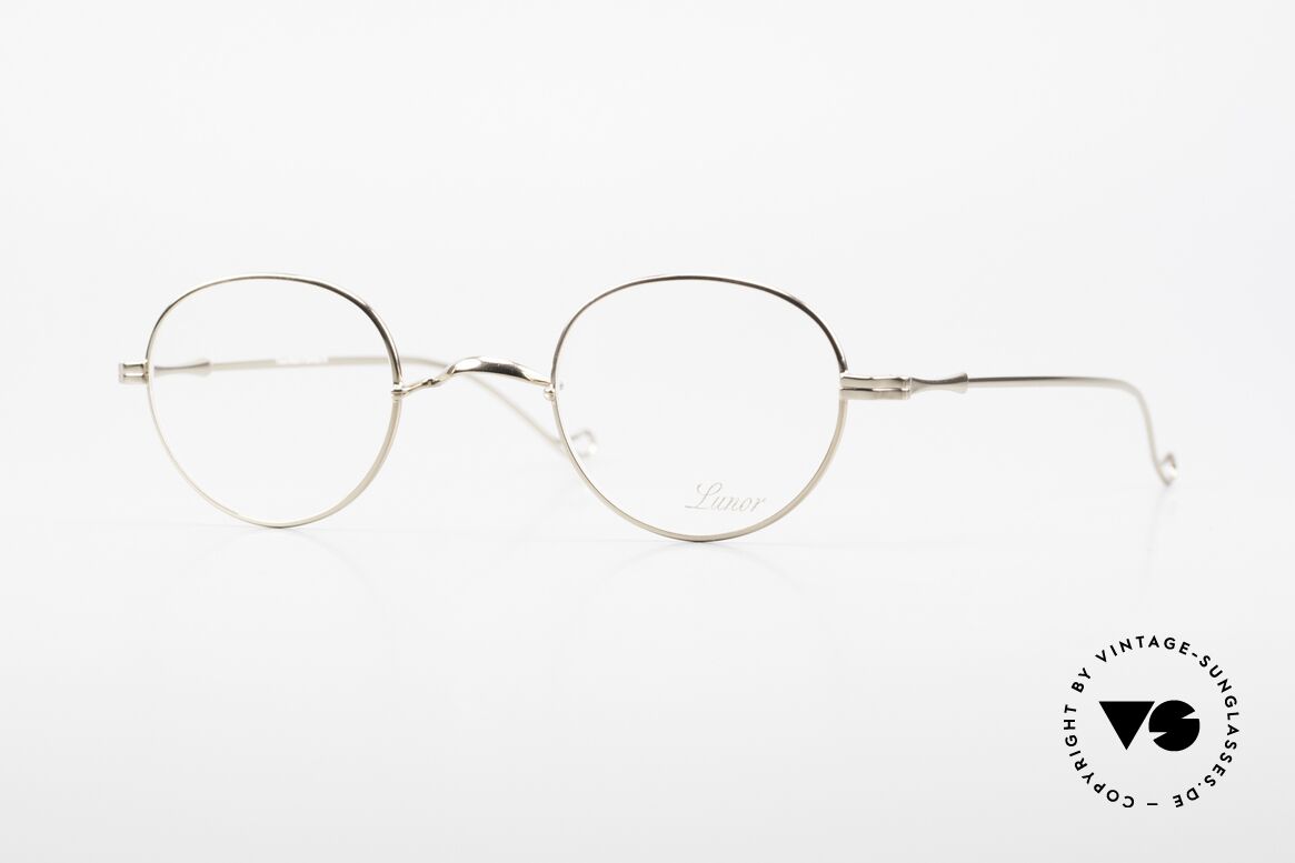 Lunor II 22 Lunor Brille Vergoldet Panto, vintage Lunor Brille aus der alten Lunor "II" Serie, Passend für Herren und Damen