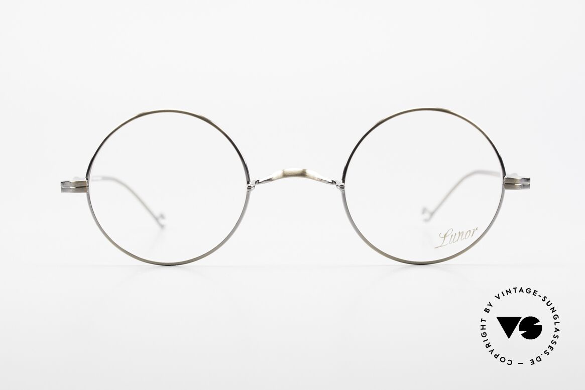 Lunor II 23 Limited Edition Antik Gold, runde Lunor Brille aus der alten "LUNOR II" Serie, Passend für Herren und Damen