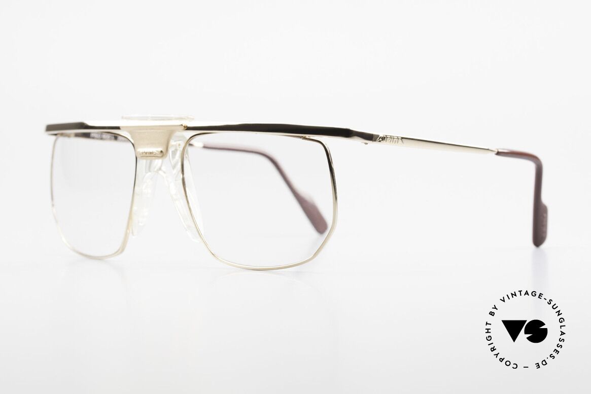 Alpina PSO 905 Vintage Brille Mit Sattelsteg, KEINE Retrobrille; ein altes 90er Alpina ORIGINAL, Passend für Herren